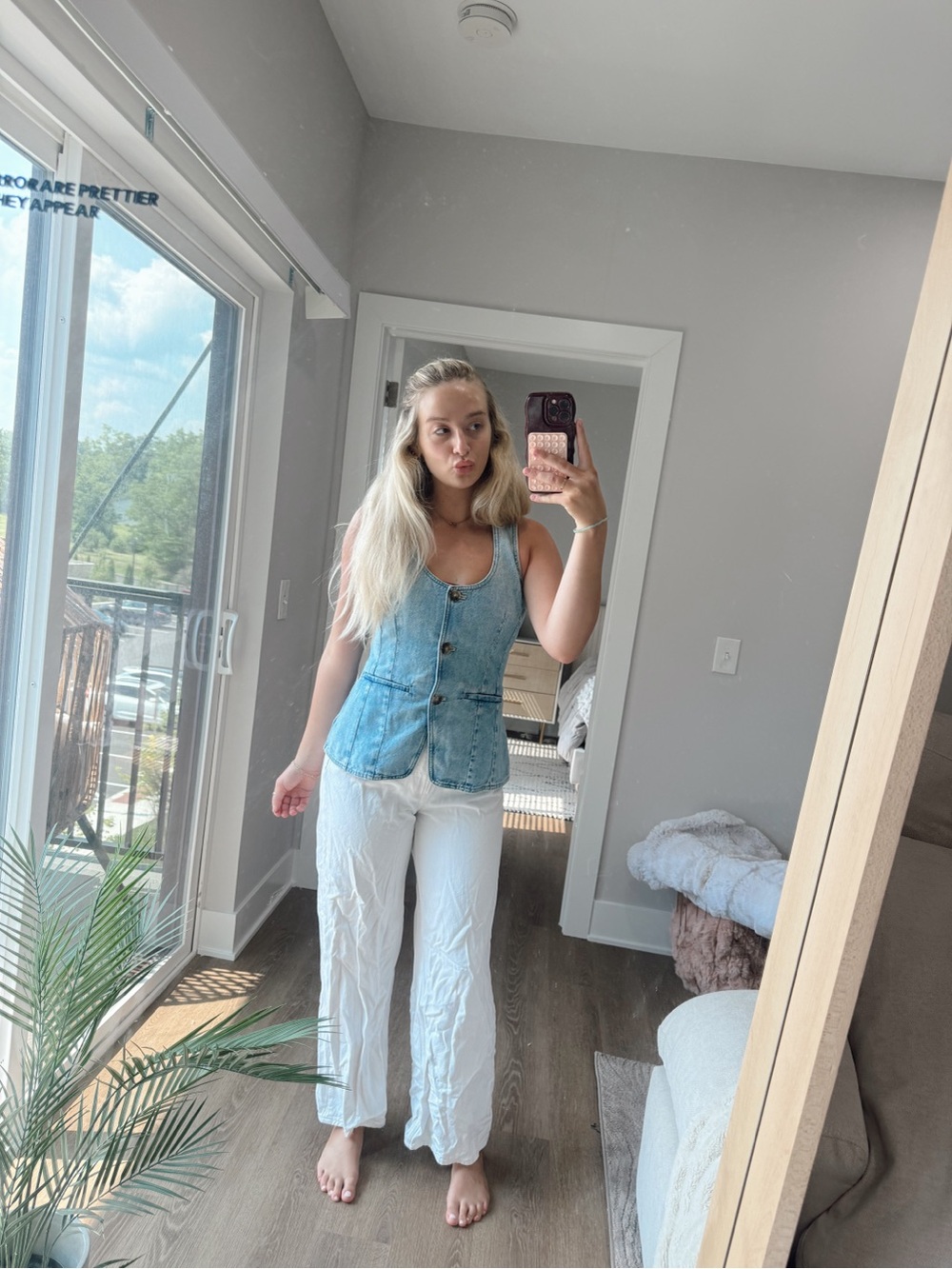 MADEWELL denim vest top 4 NWT - Picture 3 of 14